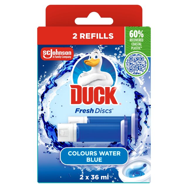 Duck Toilet Fresh Disc Duo Refills Blue thumbnail 2
