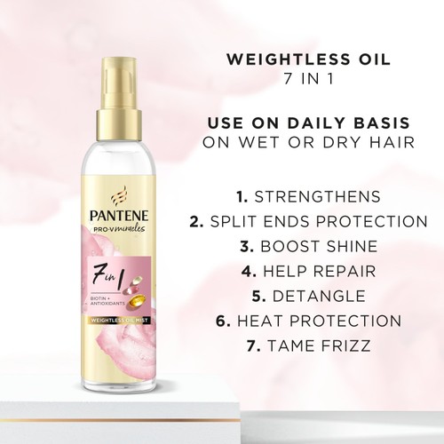 Pantene Miracles 7In1 Weightless Hair Oil thumbnail 2