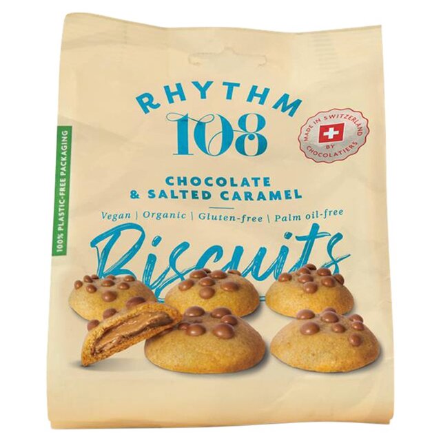 Rhythm 108 Swiss Vegan Salted Caramel Filled Biscuits