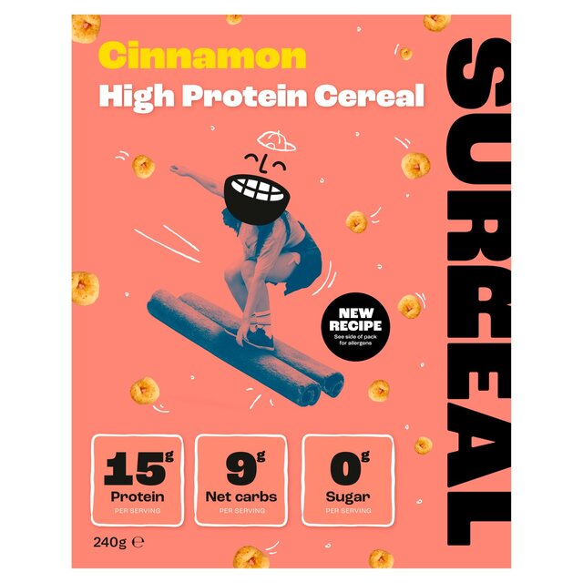 Surreal High Protein Low Sugar Cinnamon Cereal
