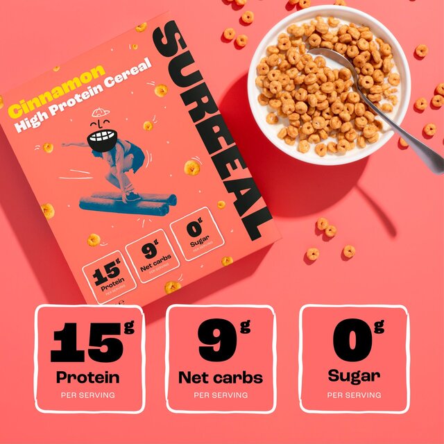 Surreal High Protein Low Sugar Cinnamon Cereal thumbnail 4