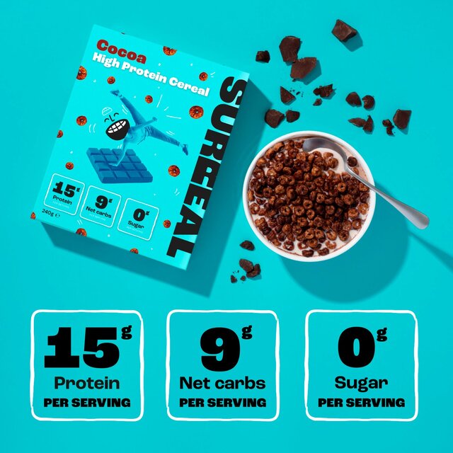 Surreal High Protein Low Sugar Cocoa Cereal thumbnail 5
