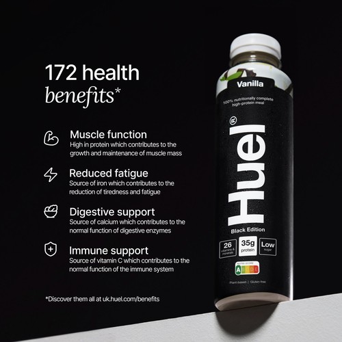 Huel Ready To Drink Black Edition Vanilla thumbnail 6