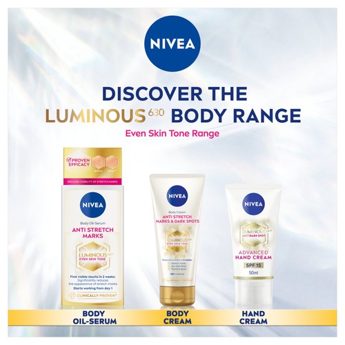 NIVEA Luminous 630 Anti-Stretch Marks & Dark Spots Body Cream thumbnail 4