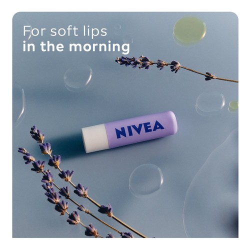 NIVEA Lavender Overnight Lip Balm thumbnail 4