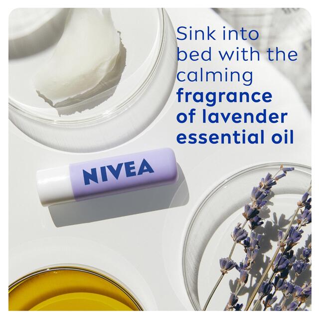 NIVEA Lavender Overnight Lip Balm thumbnail 2