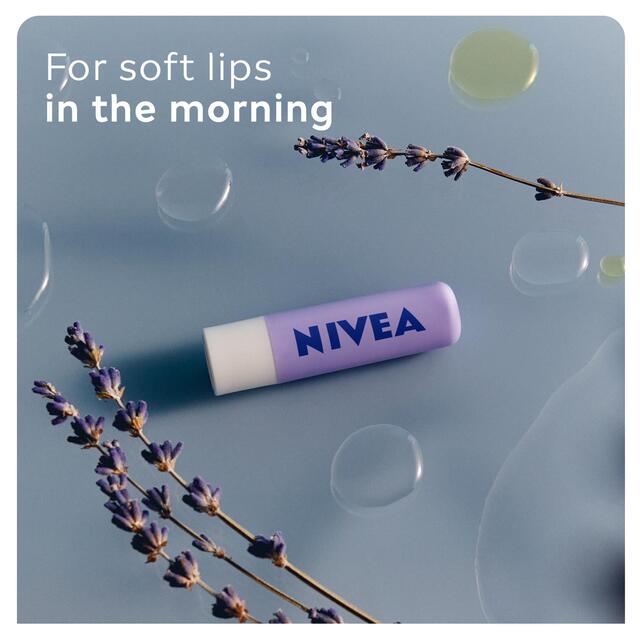 NIVEA Lavender Overnight Lip Balm thumbnail 3