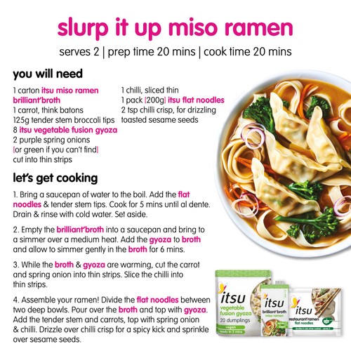 itsu Miso Ramen Brilliant Broth for 2 thumbnail 7