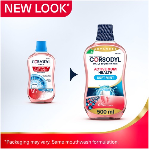 Corsodyl Active Gum Health Daily Mouthwash thumbnail 2