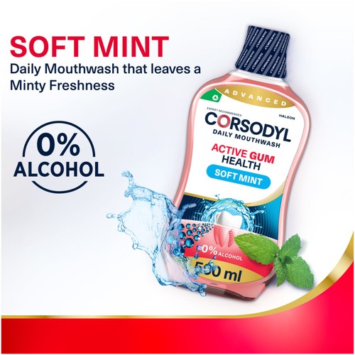 Corsodyl Active Gum Health Daily Mouthwash thumbnail 6