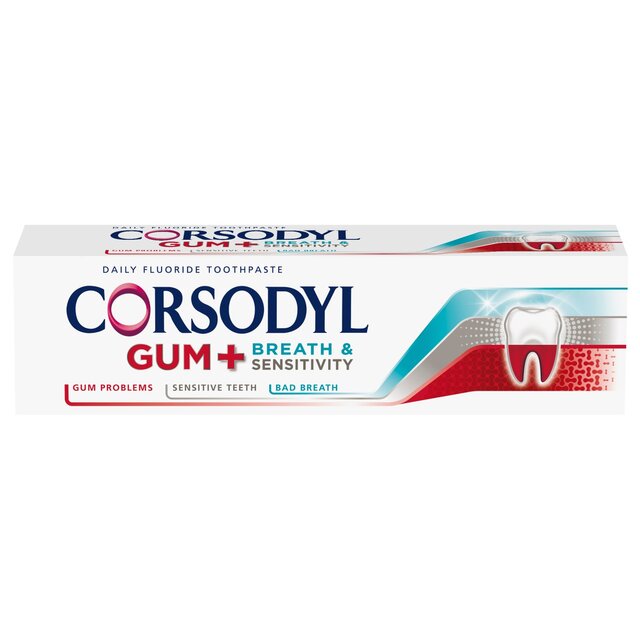Corsodyl Gum+ Breath & Sensitivity Toothpaste thumbnail 2