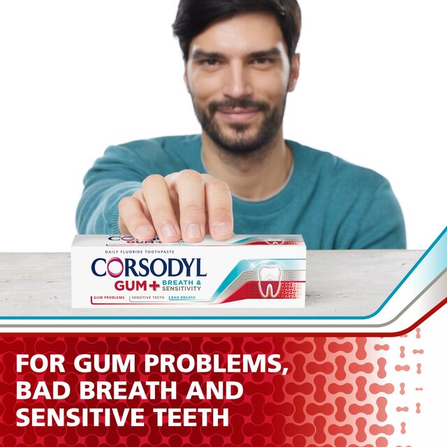 Corsodyl Gum+ Breath & Sensitivity Toothpaste thumbnail 6