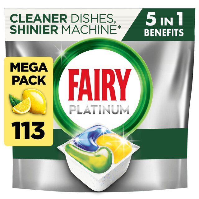 Fairy Platinum All In One Lemon Dishwasher Tablets