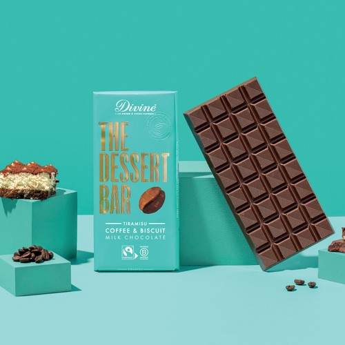 Divine Dessert Bar Milk Chocolate Tiramisu with Coffee and Biscuit thumbnail 2