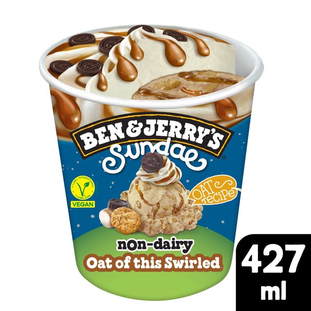 Ben & Jerry's Sundae Non Dairy Vegan Oat of this Swirled Ice Cream Tub thumbnail 2
