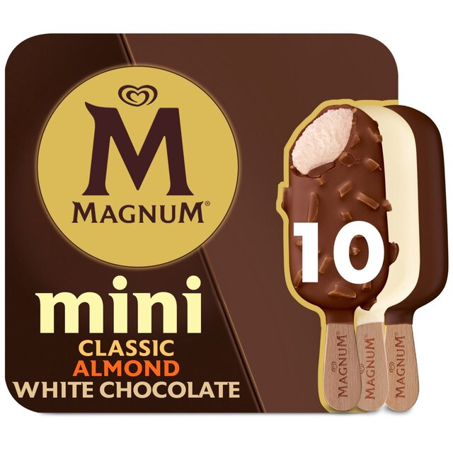 Magnum Mini Classic, Almond & White Chocolate Ice Cream Lollies