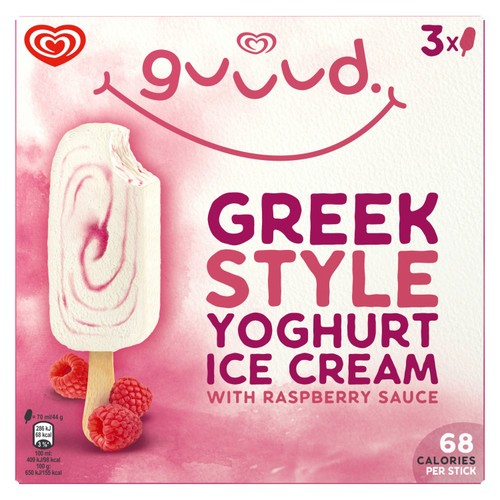 Guuud Raspberry Greek Style Yoghurt Ice Cream Sticks thumbnail 2