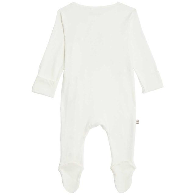 M&S Sleepsuits, Newborn-12 Months, Cream thumbnail 2