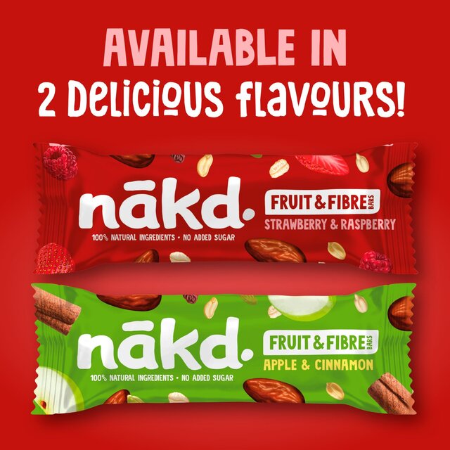 nakd. Fruit & Fibre Strawberry & Raspberry Bars thumbnail 6
