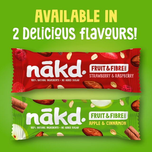 nakd. Fruit & Fibre Apple & Cinnamon Bars Multipack 3 x 44g thumbnail 4