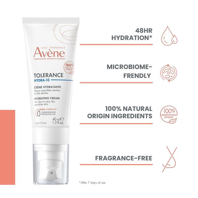 Avene Tolerance Hydra-10 Cream for dry sensitive skin thumbnail 2