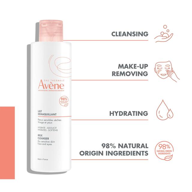 Avene Gentle Milk Cleanser for dry skin thumbnail 3