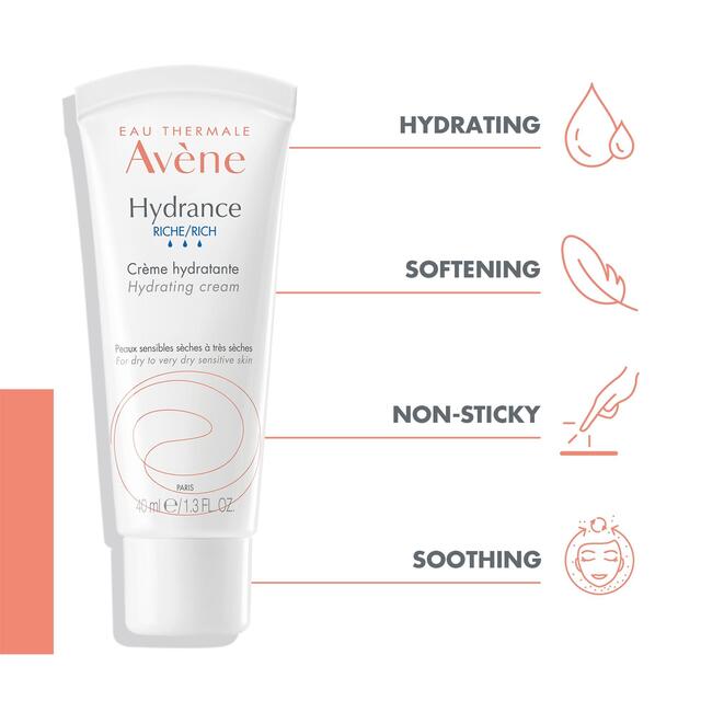 Avene Hydrance Rich Cream for dry to very dry skin thumbnail 3