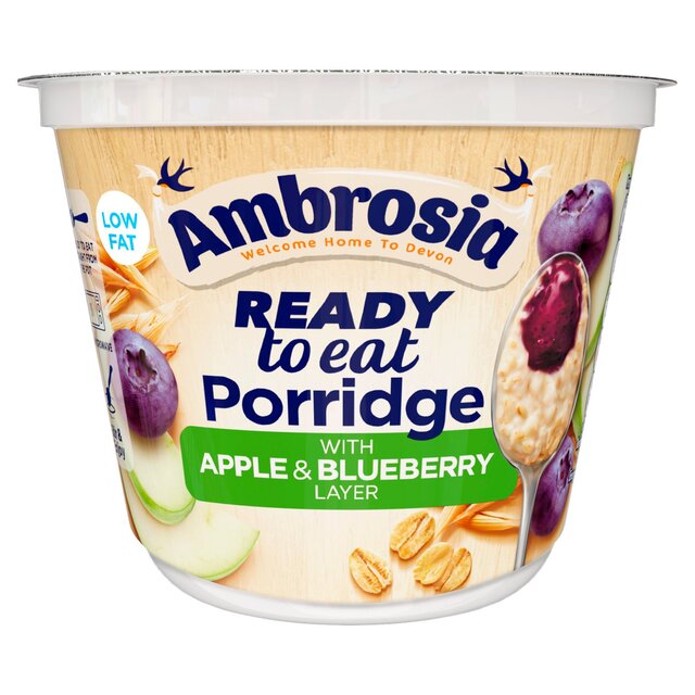 Ambrosia Ready to Eat Porridge Pot with Apple & Blueberry Layer thumbnail 3