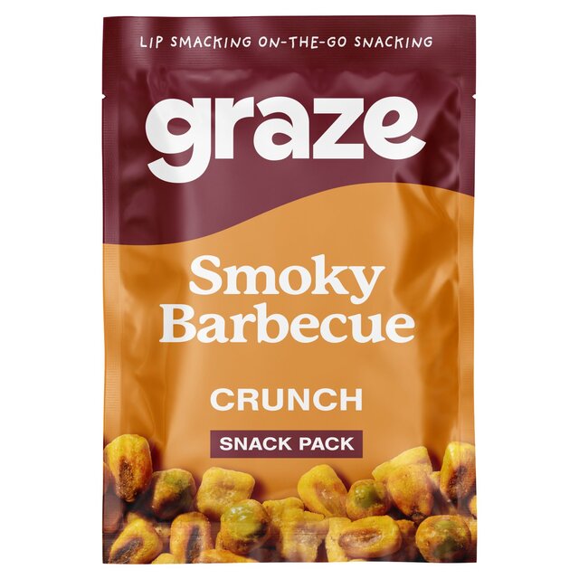 Graze- Vegan BBQ Crunchy Snacks Multipack-22.5gx5 Snacks
