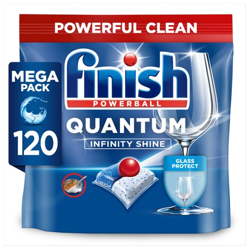 Finish Quantum Infinity Shine Regular Dishwasher Tablets
