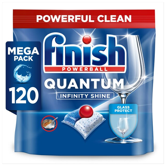 Finish Quantum Infinity Shine Regular Dishwasher Tablets