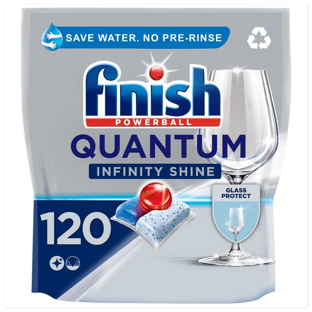 Finish Quantum Infinity Shine Regular Dishwasher Tablets thumbnail 2