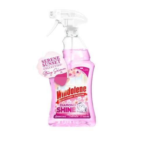 Windolene Diamond Shine Glass & Shiny Surfaces Pink Floral