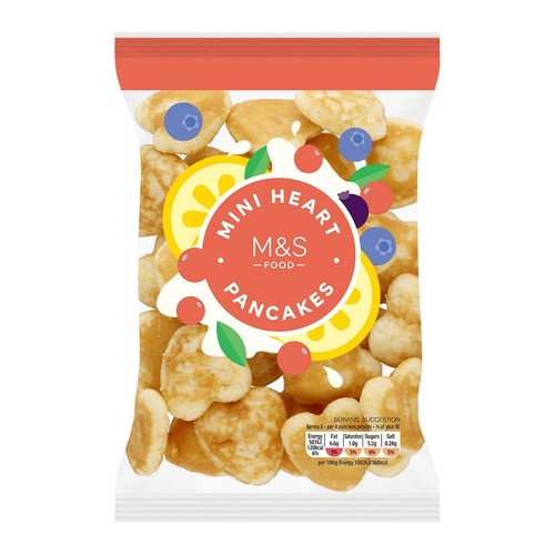 M&S 24 Mini Heart Pancakes thumbnail 3