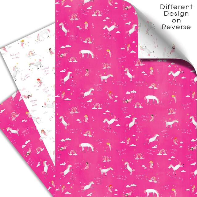 Magical Wishes Double Sided Gift Wrap Sheets thumbnail 3
