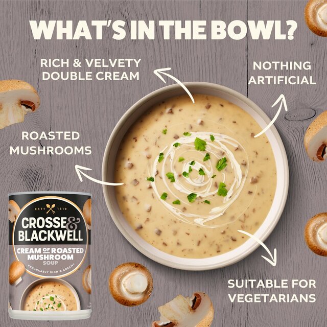 Crosse & Blackwell Cream of Roast Mushroom Soup thumbnail 2