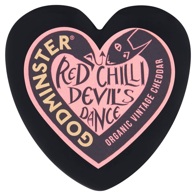 Godminster Daredevil Chilli Organic Cheddar Heart