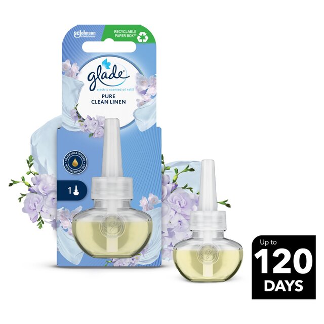 Glade Plug In Refill, Electric Scented Oil, Clean Linen