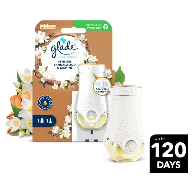 Glade Plug In Holder & Refill, Electric Scented Oil, Bali Sandalwood