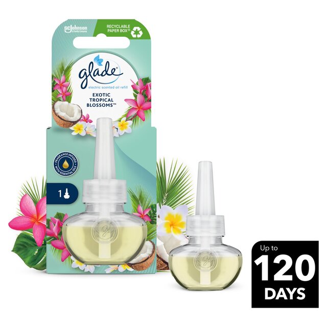 Glade Plug In Refill, Electric Scented Oil, Tropical Blossoms
