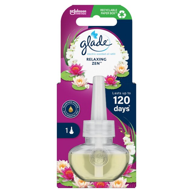 Glade Plug In Refill, Electric Scented Oil, Relaxing Zen thumbnail 2