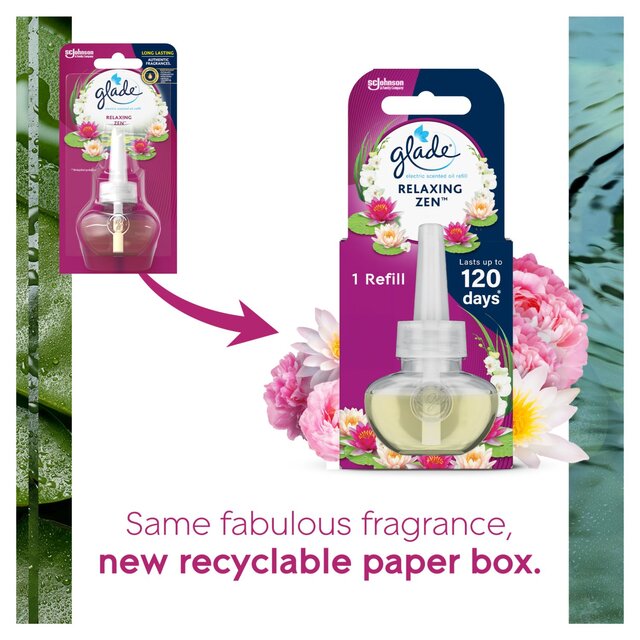 Glade Plug In Refill, Electric Scented Oil, Relaxing Zen thumbnail 4