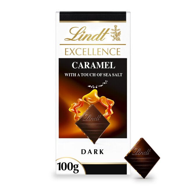 Lindt Excellence Dark Caramel & Sea Salt Bar