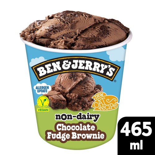 Ben & Jerry's Dairy Free Vegan Chocolate Fudge Brownie Ice Cream