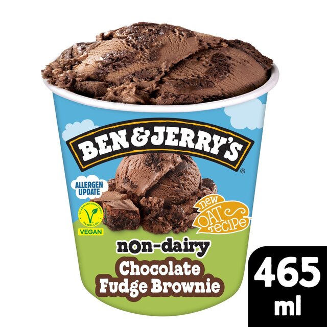 Ben & Jerry's Dairy Free Vegan Chocolate Fudge Brownie Ice Cream thumbnail 2