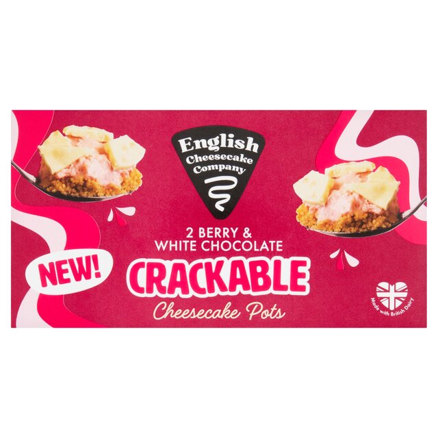 English Cheesecake Company Berry Crackable Cheesecake Pots - Image 1