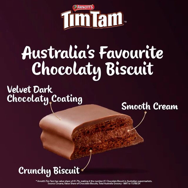 Tim Tam Dark Chocolate Biscuits thumbnail 2