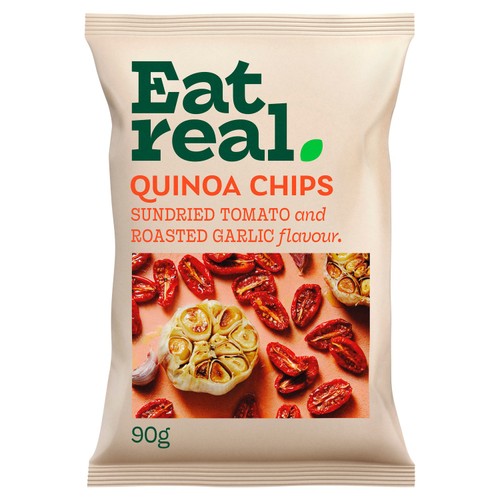 Eat Real Quinoa Chips Sundried Tomato Roasted Garlic Sharing