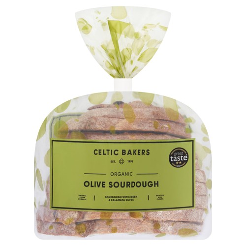Celtic Bakers Organic Olive Sourdough