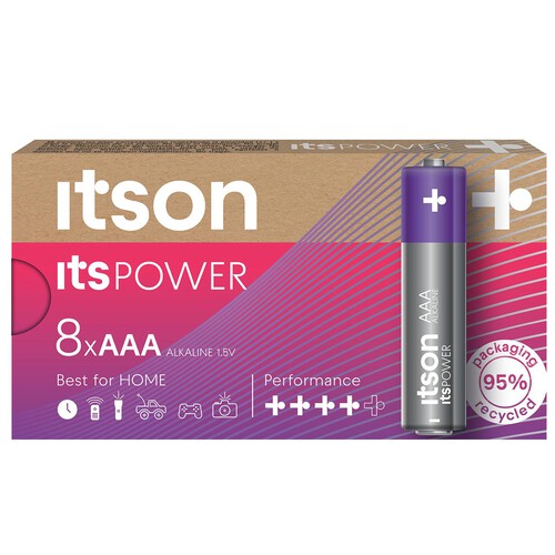 itson Itspower 8 AAA Alkaline Battery